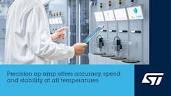 STMicroelectronics’ precision op amp brings accuracy, speed, and stability STMicroelectronics’ precision op amp brings accuracy, speed, and stability