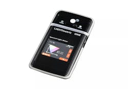 Gigahertz-Optik's LIGHTmetric ONE spectral light and color meter. Gigahertz-Optik's LIGHTmetric ONE spectral light and color meter.
