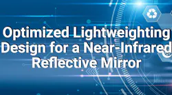 Optimized Lightweight Design for a Near-Infrared Reflective Mirror