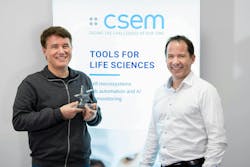 Noa Schmid (expert Tools & Instruments For Life Sciences, Csem) And Vincent Revol (vp, Industry 40 & Life Sciences, Csem) Noa Schmid (expert Tools & Instruments For Life Sciences, Csem) And Vincent Revol (vp, Industry 40 & Life Sciences, Csem)