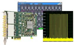 In Dds Mode, The Aw Gs Of The 65xx Series Offers Up To 16 Individual Sine Waves (shown As Fft), Programmed With Just A Few Commands Or Adjusted With The Dds Control Surface In Dds Mode, The Aw Gs Of The 65xx Series Offers Up To 16 Individual Sine Waves (shown As Fft), Programmed With Just A Few Commands Or Adjusted With The Dds Control Surface
