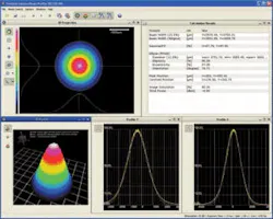 FIGURE 2. In 2009, Thorlabs added camera-based profilers to its line of scanning-slit profilers with the BC106 series of beam profilers or visible and UV wavelengths. The BC106 incorporates a large-area, low-noise CCD camera with a minimum exposure time of 20 µs, allowing single-pulse detection at up to a 50 kHz repetition rate. FIGURE 2. In 2009, Thorlabs added camera-based profilers to its line of scanning-slit profilers with the BC106 series of beam profilers or visible and UV wavelengths. The BC106 incorporates a large-area, low-noise CCD camera with a minimum exposure time of 20 µs, allowing single-pulse detection at up to a 50 kHz repetition rate.