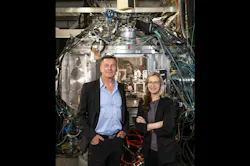Siegfried Glenzer and Arianna Gleason in front of the chamber for Matter in Extreme Conditions (MEC) instrument at LCLS. Credit: Jacqueline Ramseyer Orrell/SLAC National Accelerator Laboratory Siegfried Glenzer and Arianna Gleason in front of the chamber for Matter in Extreme Conditions (MEC) instrument at LCLS. Credit: Jacqueline Ramseyer Orrell/SLAC National Accelerator Laboratory