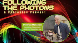Justine Murphy chats with Dr. Brian Monacelli, a professor and director of Laser Technology at Pasadena City College and a Principal Optical Engineer and supervisor of the Optical Implementation group at NASA’s Jet Propulsion Laboratory Justine Murphy chats with Dr. Brian Monacelli, a professor and director of Laser Technology at Pasadena City College and a Principal Optical Engineer and supervisor of the Optical Implementation group at NASA’s Jet Propulsion Laboratory