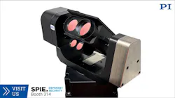 A direct-drive, high-speed, high-precision gimbal system for beam steering and tracking applications, made by PI USA. A direct-drive, high-speed, high-precision gimbal system for beam steering and tracking applications, made by PI USA.