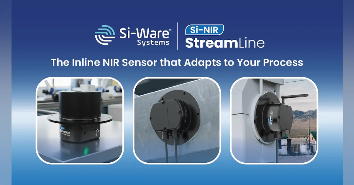 Si-Ware Systems Launches the Most Adaptable Inline FT-NIR Sensor for ...