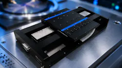 Motorized air bearings linear slides, such as the A-123, combine long travel ranges with nanometer precision and excellent geometric performance (straightness, flatness, pitch, yaw, roll).
