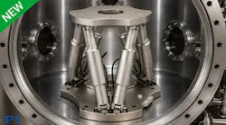 The new H-850.H2IV vacuum-compatible precision positioning hexapod system from parallel-kinematics specialist Physik Instrumente.