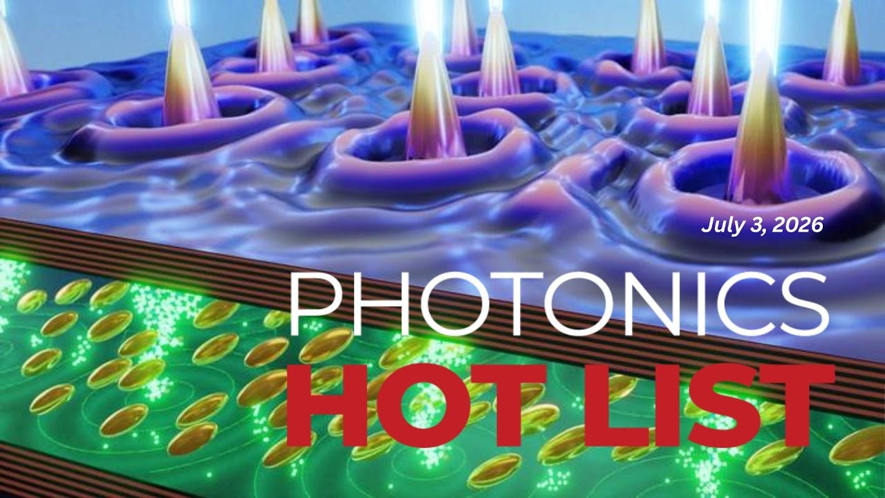 Photonics Hot List: July 3, 2026