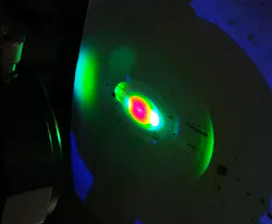 The group's setup to detect non-Gaussian states like a single photon.