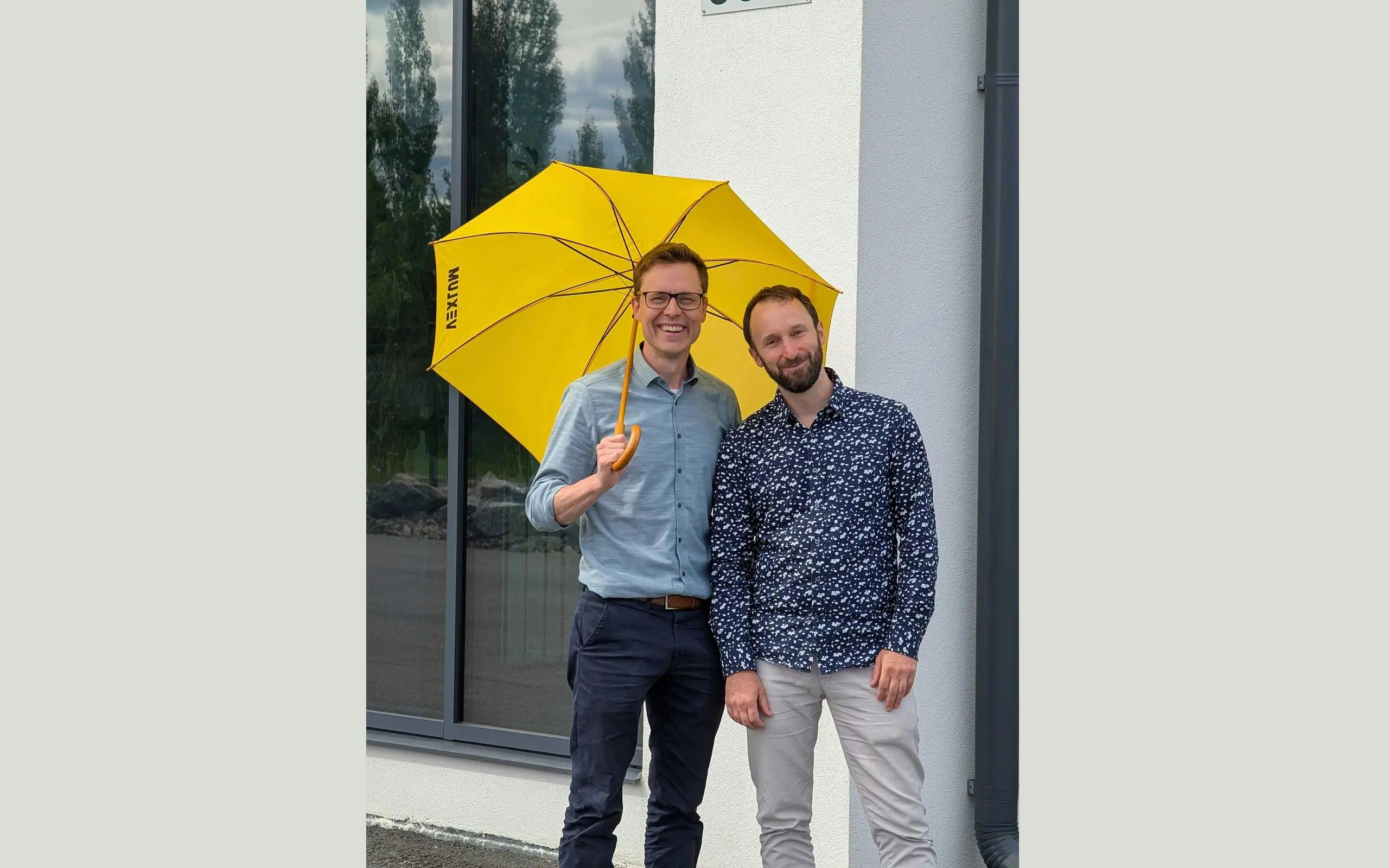 Vexlum&rsquo;s CEO Jussi-Pekka Penttinen (left) and Stefan Truppe, managing director of the company&rsquo;s new U.K. R&D lab.