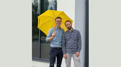 Vexlum’s CEO Jussi-Pekka Penttinen (left) and Stefan Truppe, managing director of the company’s new U.K. R&D lab.
