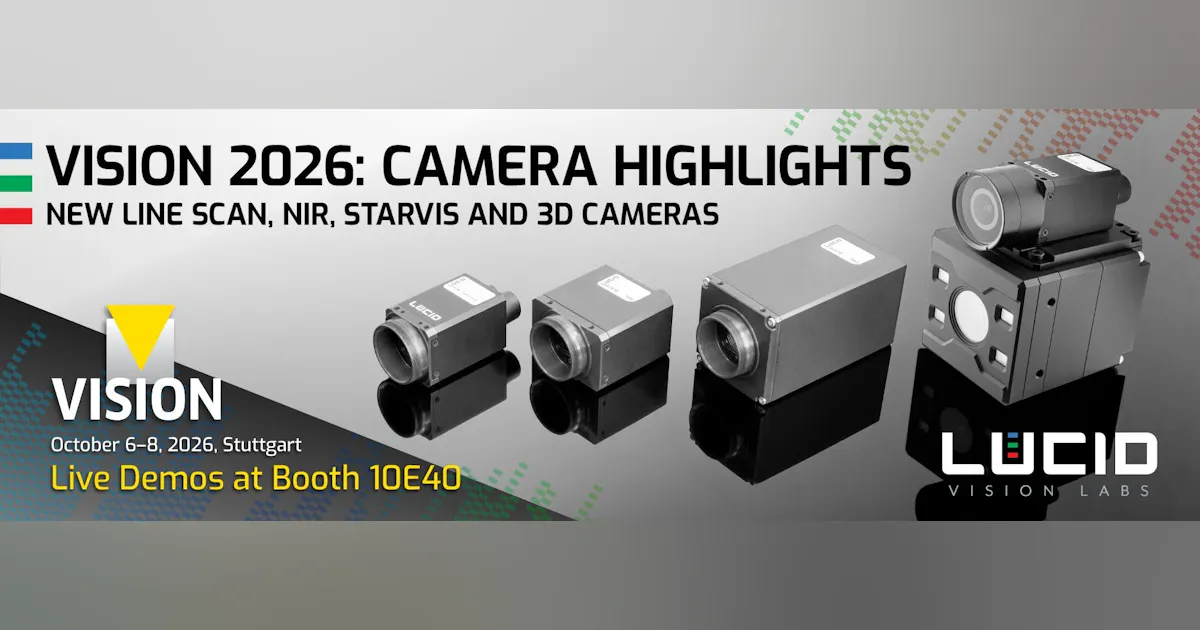 Lucid Scan Barcodes LUCID to Showcase New 8K Line Scan, NIR, STARVIS, and 3D RGB-D Cameras ...