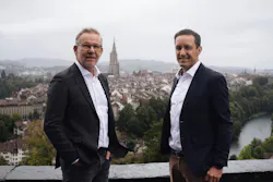 Jens Krauss and Matthias Peterhans in Bern, where CSEM supports the canton's ambition to become a leading Swiss center for medtech innovation. Peterhans will become Vice President Medtech in summer 2027.