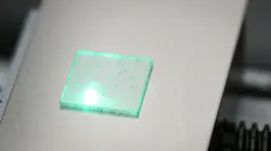 Diamond processing with a green femtosecond laser