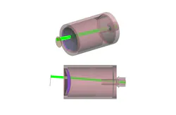 FIGURE 1. Stray light missing the primary mirror and reaching the detector.