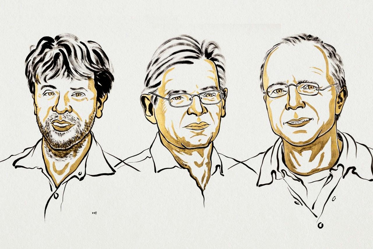 Left to right: Karl Deisseroth, Peter Hegemann, and Georg Nagel.