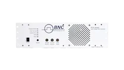 Figure 2. PVX-4141 high-voltage pulse generator, front panel, with the voltage monitor, current monitor and gate input connectors.